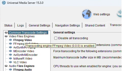 All items except VLC Video show version (0.0.0)